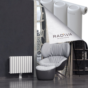 Mati Aluminium Radiator 500x810 White Bottom Middle 50mm