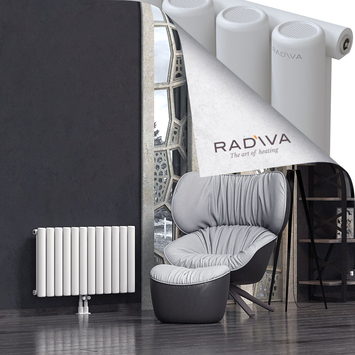 Mati Aluminium Radiator 500x884 White Bottom Middle 50mm
