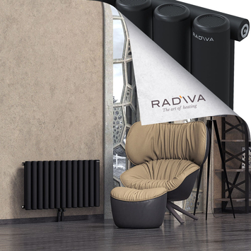 Mati Aluminium Radiator 500x958 Black Bottom Middle 50mm