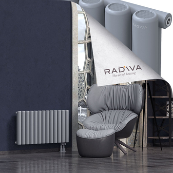 Mati Aluminium Radiator 500x958 Grey Bottom Right 50mm