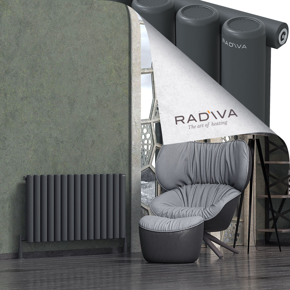 Mati Aluminium Radiator 600x1106 Dark Anthracite - 1