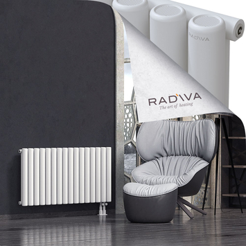 Mati Aluminium Radiator 600x1180 White Bottom Right 50mm