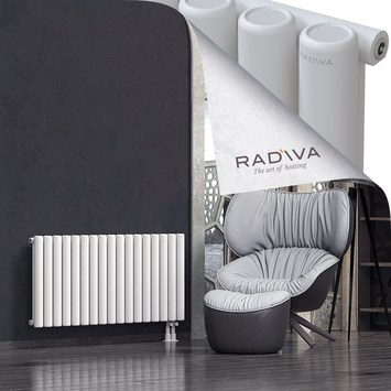 Mati Aluminium Radiator 600x1254 White Bottom Right 50mm