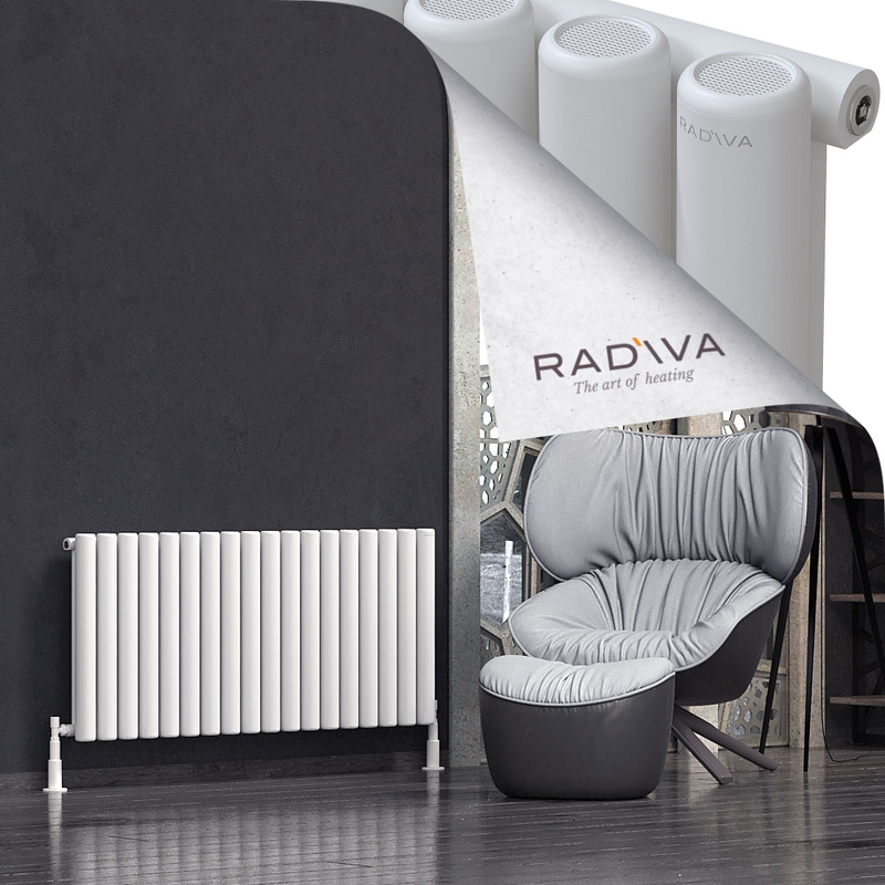 Mati Aluminium Radiator 600x1328 White 