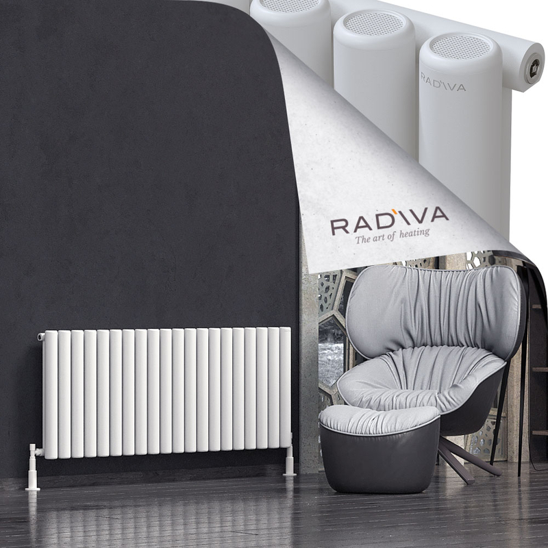 Mati Aluminium Radiator 600x1476 White 