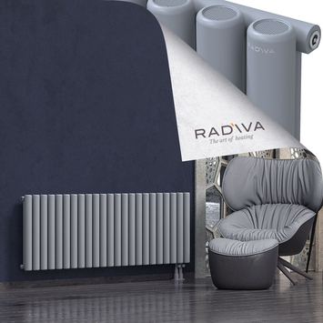 Mati Aluminium Radiator 600x1698 Grey Bottom Right 50mm