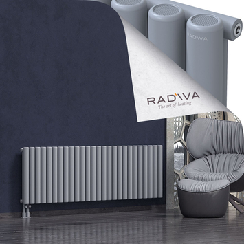 Mati Aluminium Radiator 600x1920 Grey Bottom Left 50mm