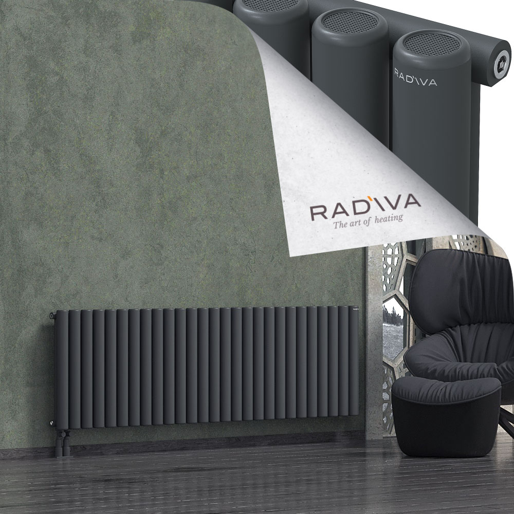 Mati Aluminium Radiator 600x1994 Dark Anthracite - 3
