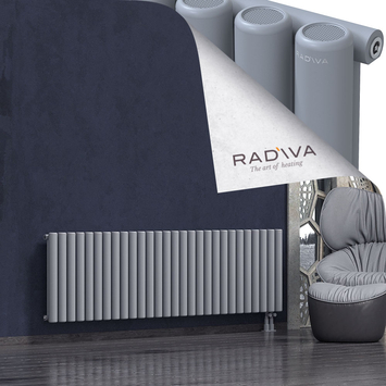 Mati Aluminium Radiator 600x2068 Grey Bottom Right 50mm