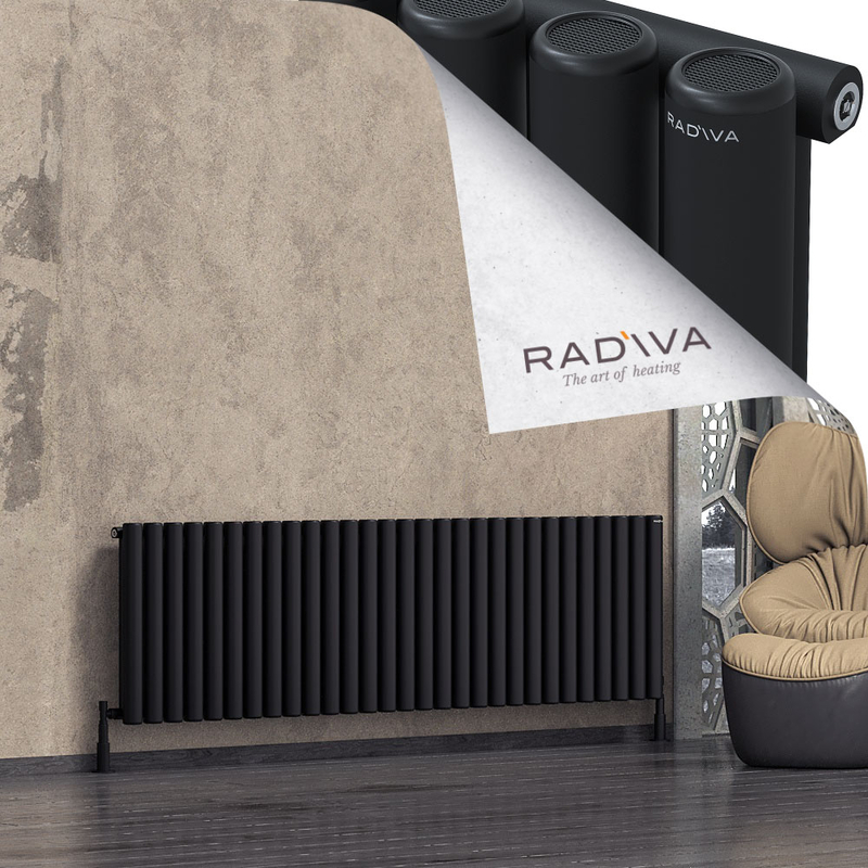 Mati Aluminium Radiator 600x2142 Black 