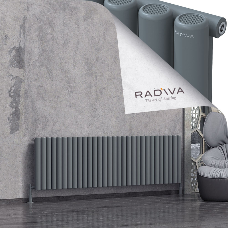 Mati Aluminium Radiator 600x2216 Anthracite 