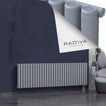 Mati Aluminium Radiator 600x2290 Grey Bottom Right 50mm