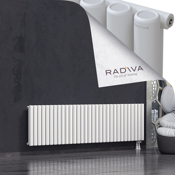 Mati Aluminium Radiator 600x2290 White Bottom Right 50mm