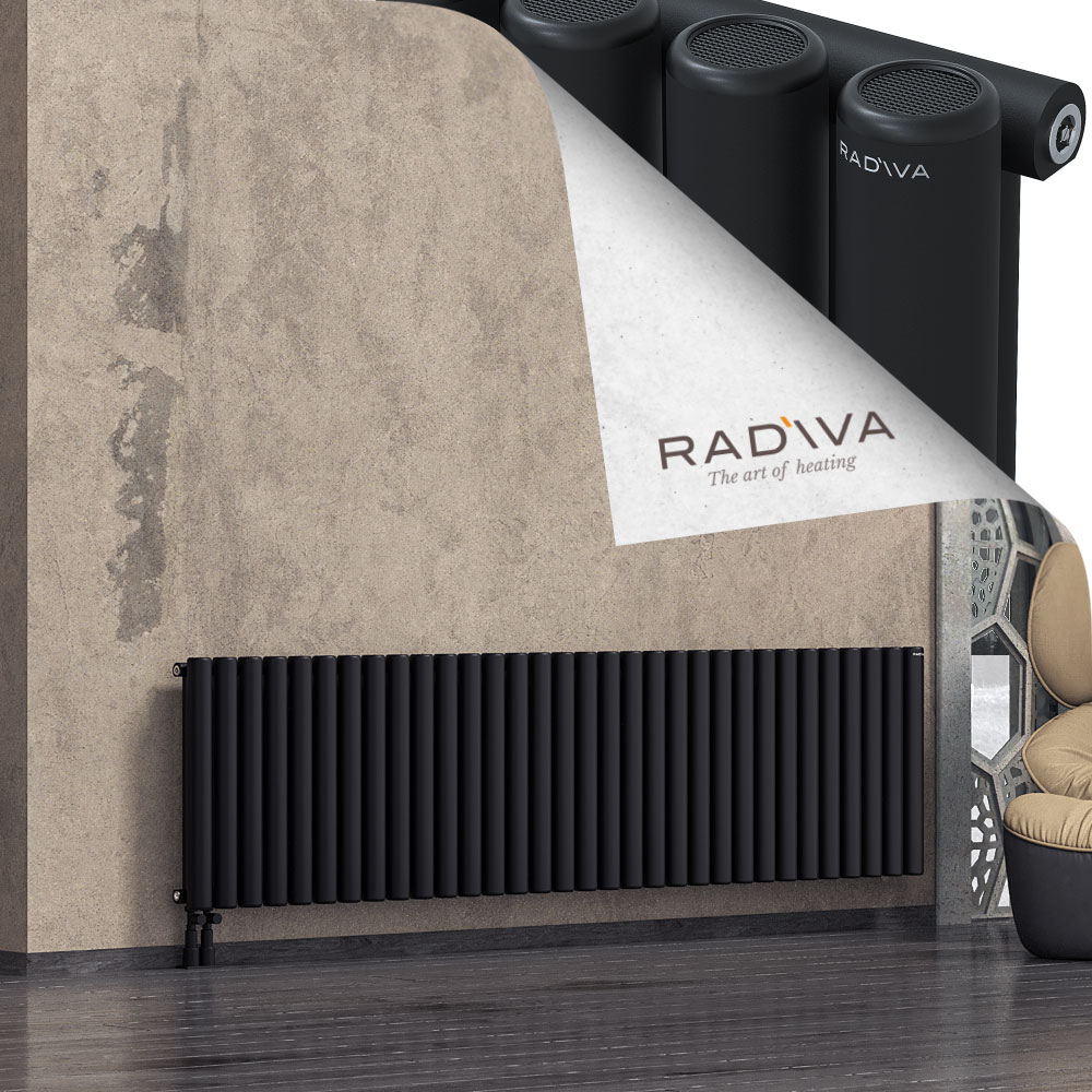 Mati Aluminium Radiator 600x2364 Black - 3