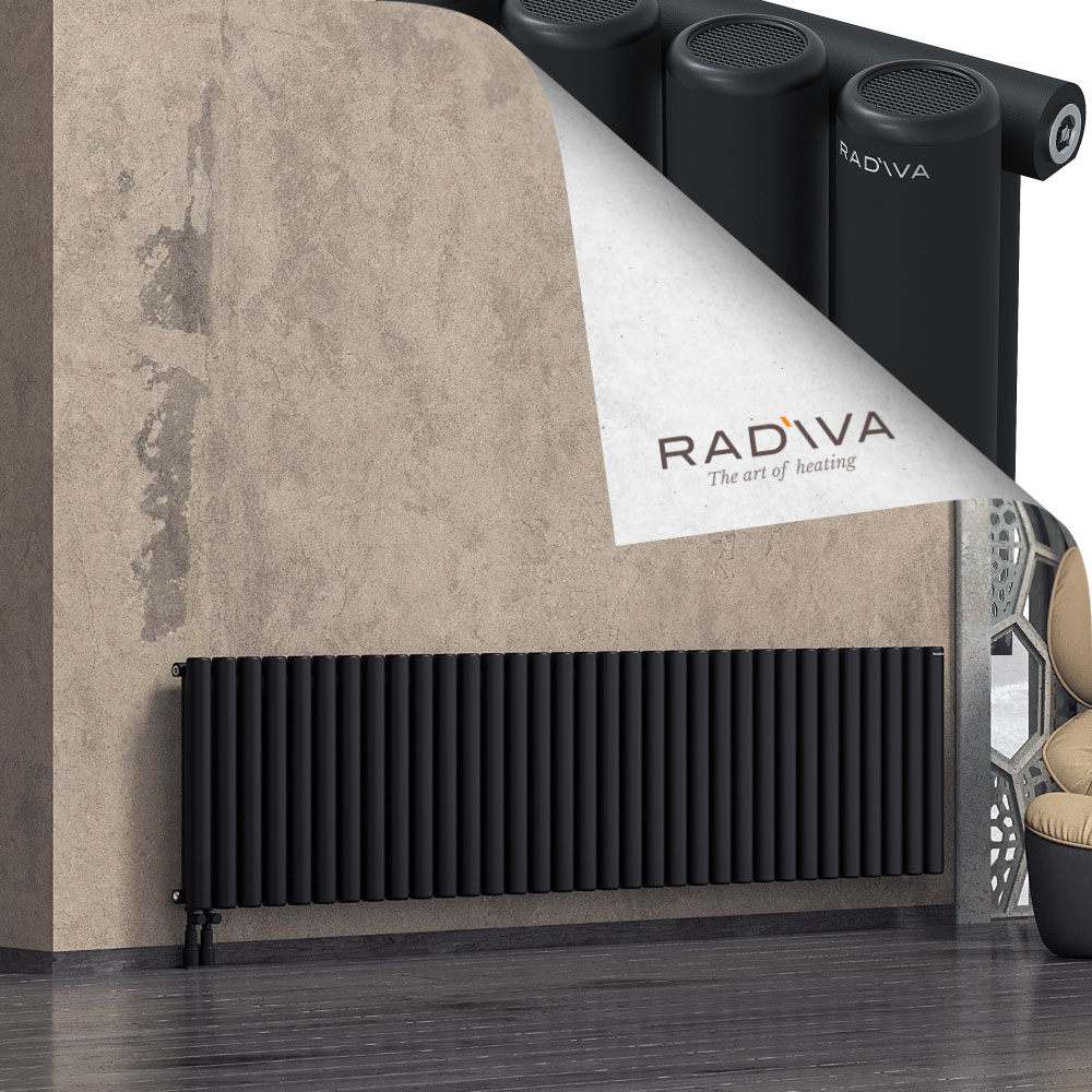 Mati Aluminium Radiator 600x2438 Black - 3