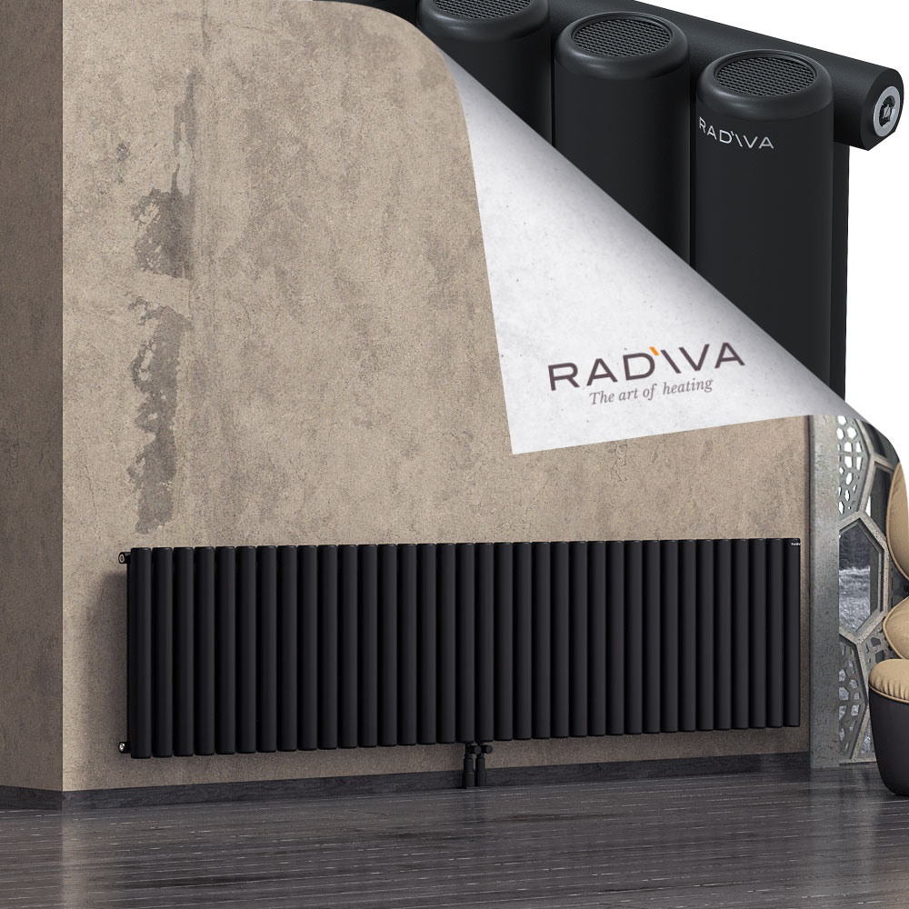 Mati Aluminium Radiator 600x2586 Black - 2