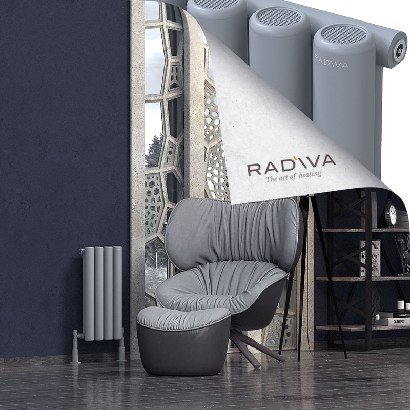 Mati Aluminium Radiator 600x292 Grey 
