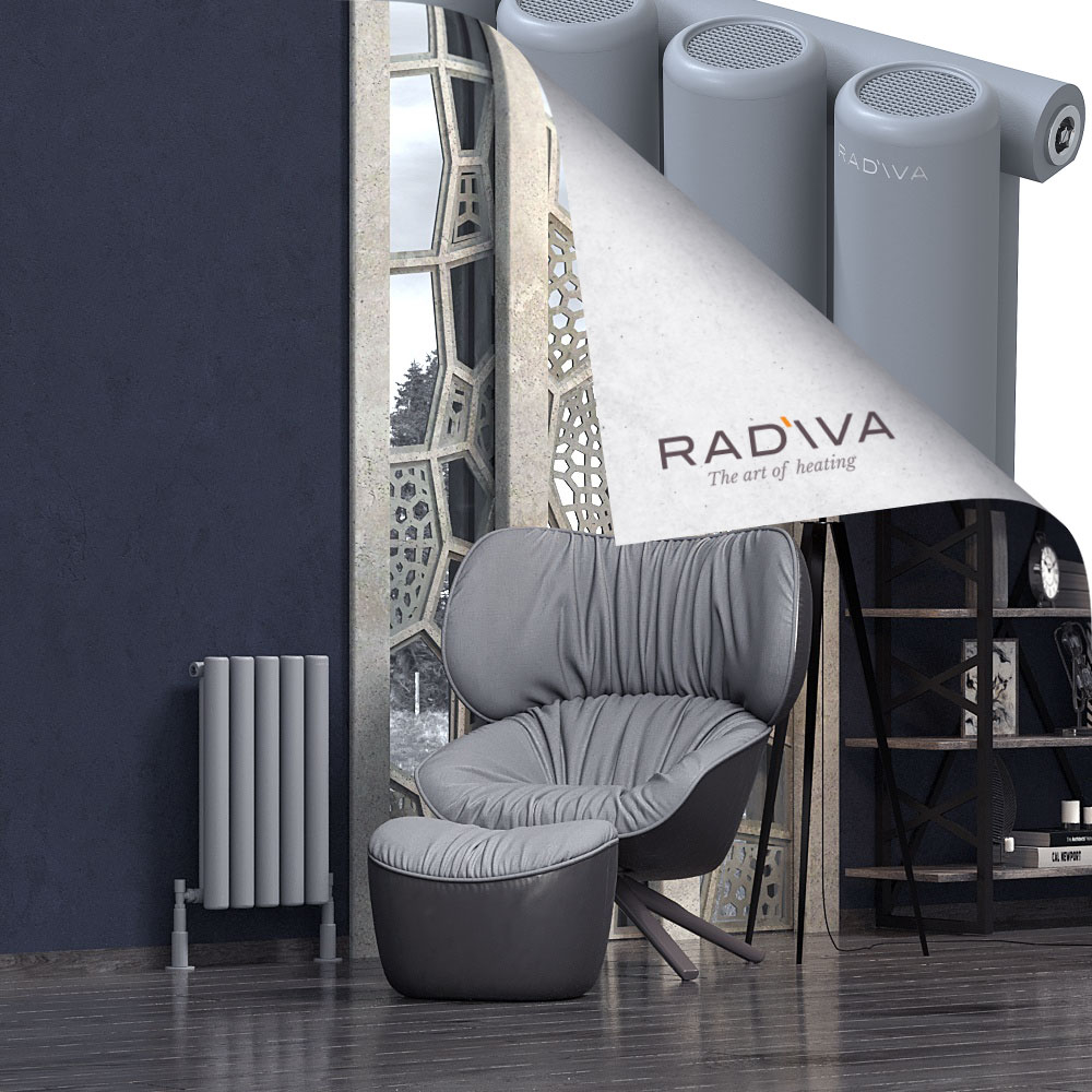 Mati Aluminium Radiator 600x366 Grey - 1