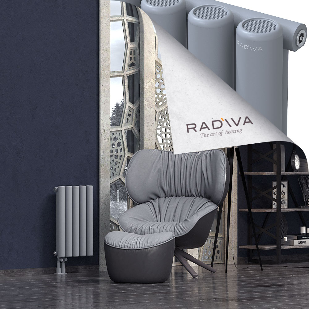 Mati Aluminium Radiator 600x366 Grey - 3