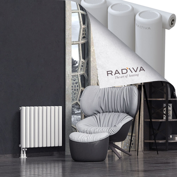 Mati Aluminium Radiator 600x736 White Bottom Left 50mm