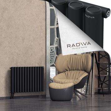 Mati Aluminium Radiator 600x958 Black Bottom Left 50mm