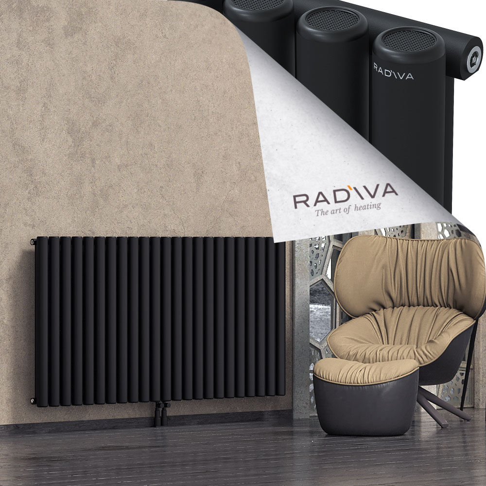 Mati Aluminium Radiator 900x1698 Black - 2