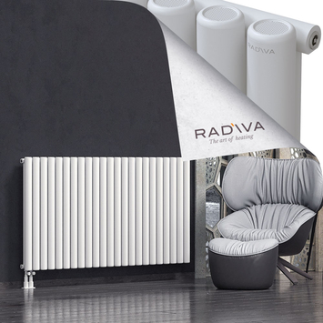 Mati Aluminium Radiator 900x1698 White Bottom Left 50mm