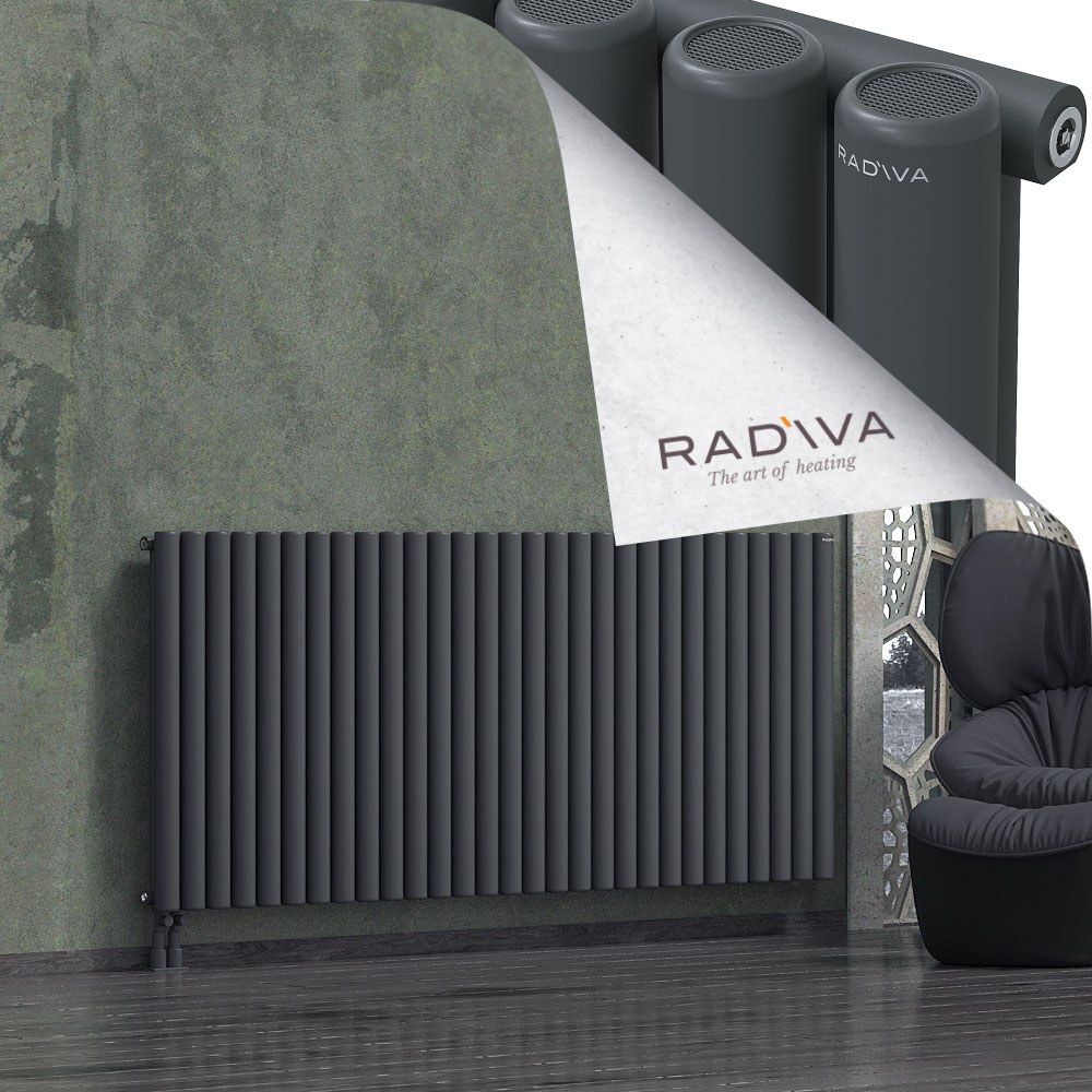Mati Aluminium Radiator 900x2142 Dark Anthracite - 3