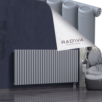 Mati Aluminium Radiator 900x2142 Grey Bottom Right 50mm