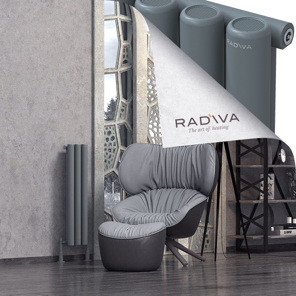 Mati Aluminium Radiator 900x218 Anthracite - 1