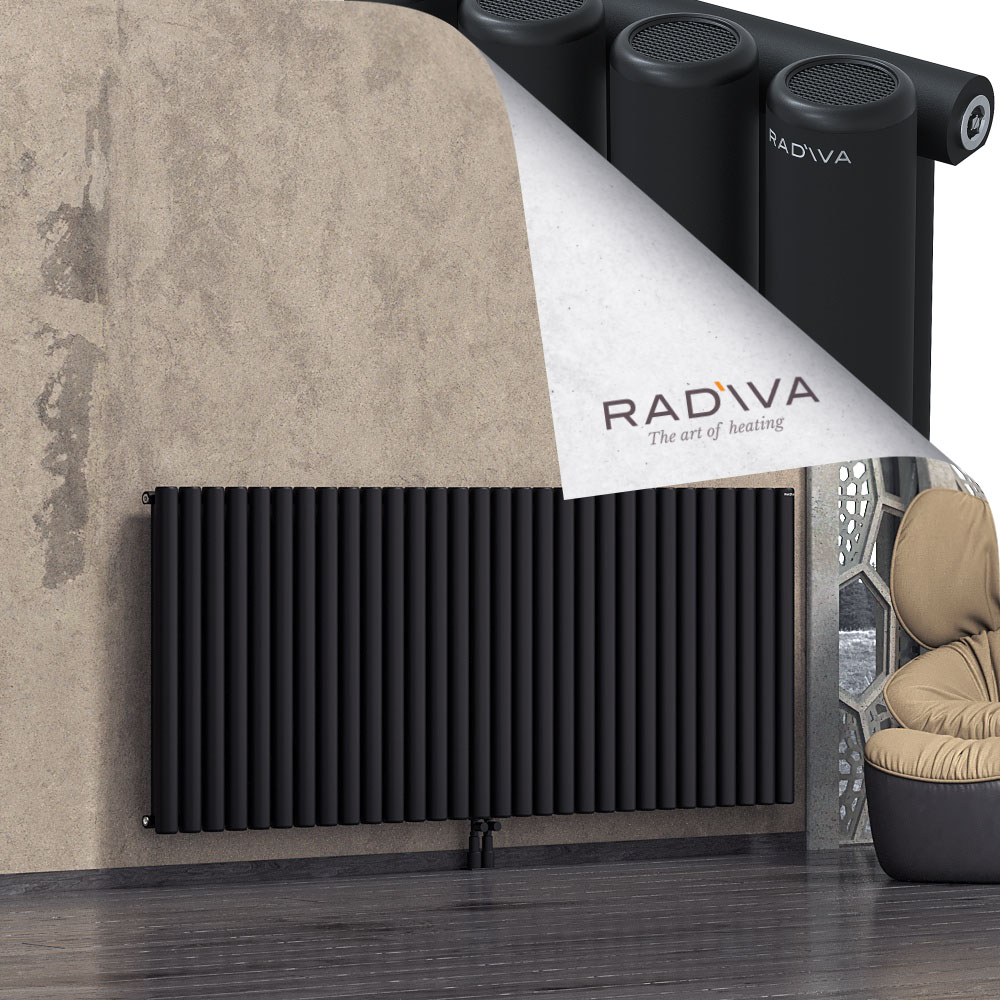 Mati Aluminium Radiator 900x2216 Black - 2