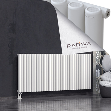 Mati Aluminium Radiator 900x2290 White Bottom Left 50mm