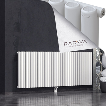 Mati Aluminium Radiator 900x2438 White Bottom Middle 50mm