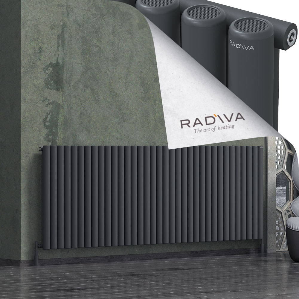Mati Aluminium Radiator 900x2586 Dark Anthracite - 1