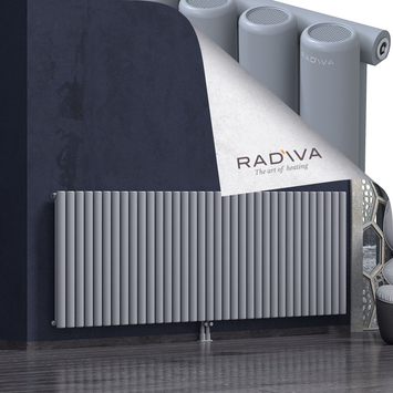 Mati Aluminium Radiator 900x2586 Grey Bottom Middle 50mm
