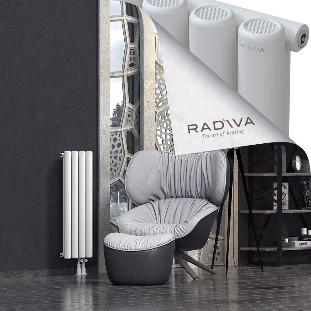 Mati Aluminium Radiator 900x292 White - 4