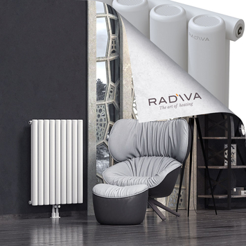 Mati Aluminium Radiator 900x662 White Bottom Middle 50mm