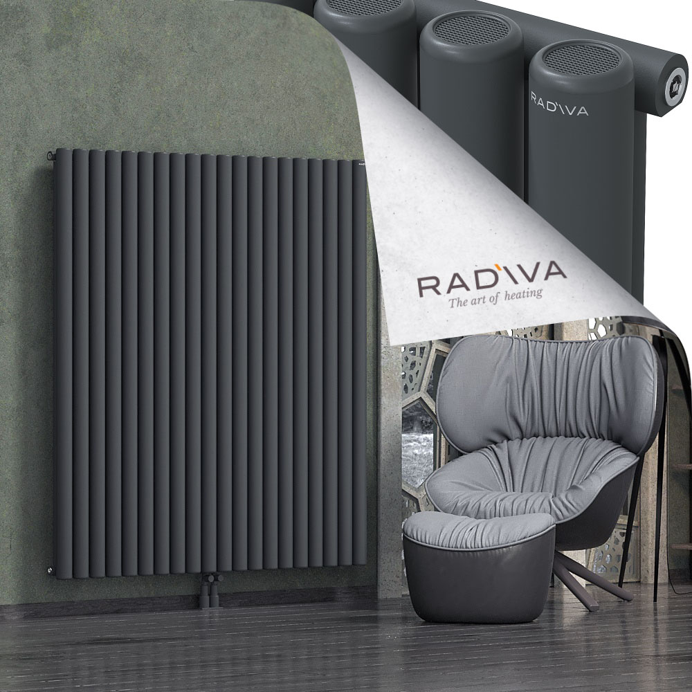 Mati Alüminyum Radyatör 1600x1476 Koyu Antrasit - 2