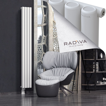 Mati Alüminyum Radyatör 2000x292 Beyaz Alt Sol 50mm