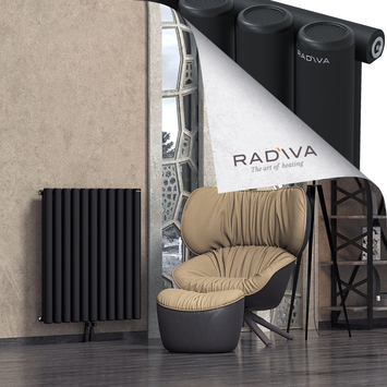 Mati Alüminyum Radyatör 900x810 Siyah Alt Orta 50mm