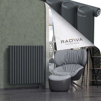 Mati Radiateur En Aluminium 1000x1106 Anthracite Foncé Bas à droite 50mm