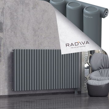 Mati Radiateur En Aluminium 1000x2068 Anthracite Bas à droite 50mm