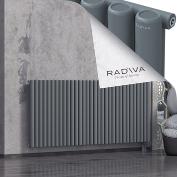 Mati Radiateur En Aluminium 1000x2364 Anthracite Bas à droite 50mm