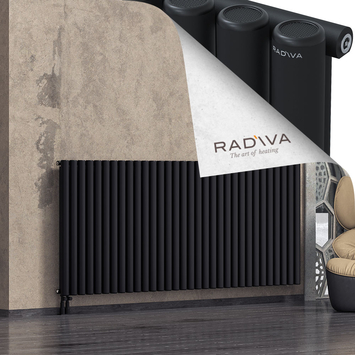 Mati Radiateur En Aluminium 1000x2364 Noir Bas à gauche 50mm