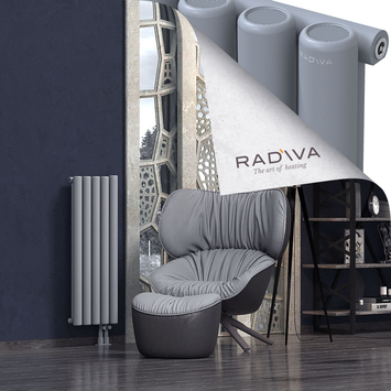Mati Radiateur En Aluminium 1000x366 Gris Bas à droite 50mm