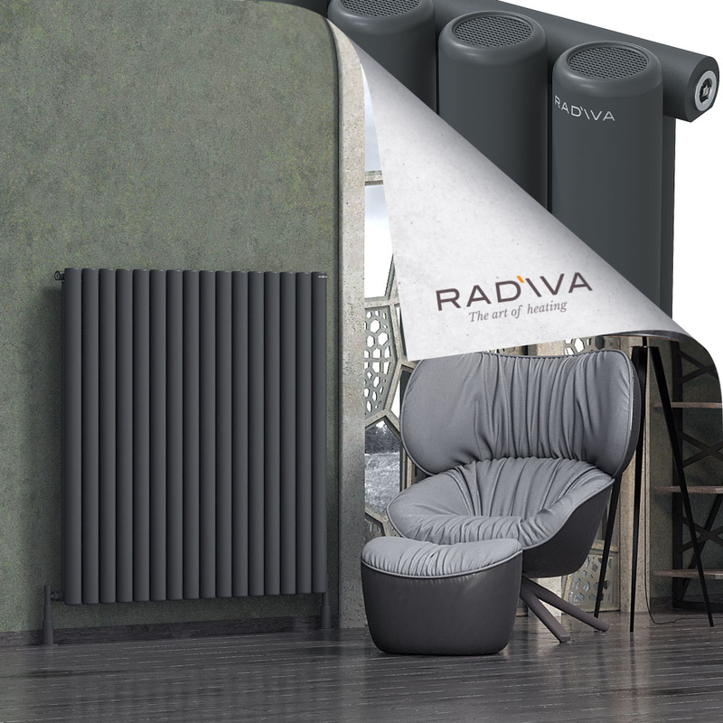 Mati Radiateur En Aluminium 1200x1180 Anthracite Foncé 