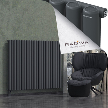 Mati Radiateur En Aluminium 1200x1624 Anthracite Foncé Bas à gauche 50mm