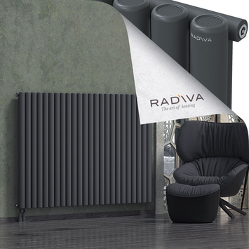 Mati Radiateur En Aluminium 1200x1772 Anthracite Foncé Bas à gauche 50mm
