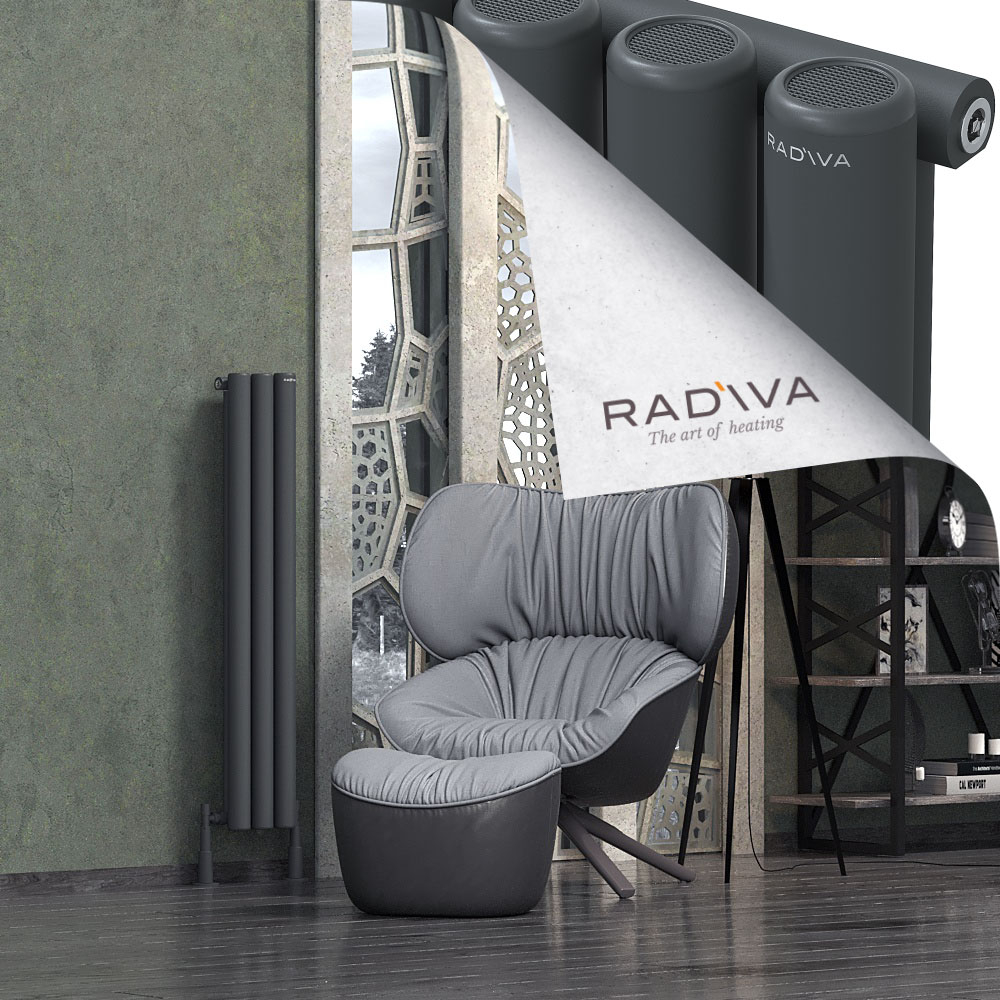 Mati Radiateur En Aluminium 1200x218 Anthracite Foncé - 1