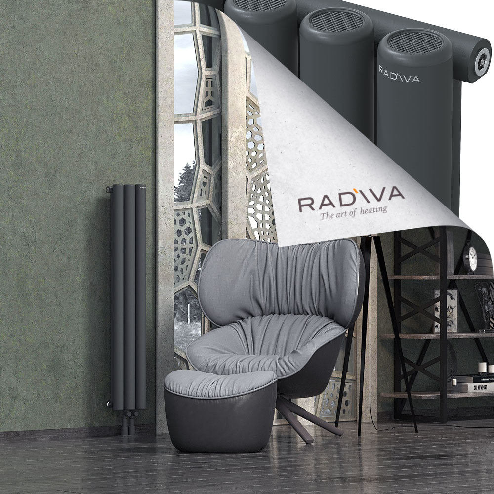 Mati Radiateur En Aluminium 1200x218 Anthracite Foncé - 4
